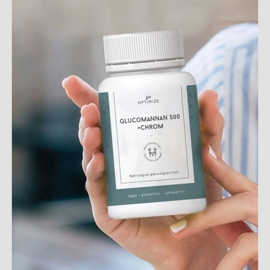 go-Optimize-Glucomannan 500 + Chrom (120 Kapseln)