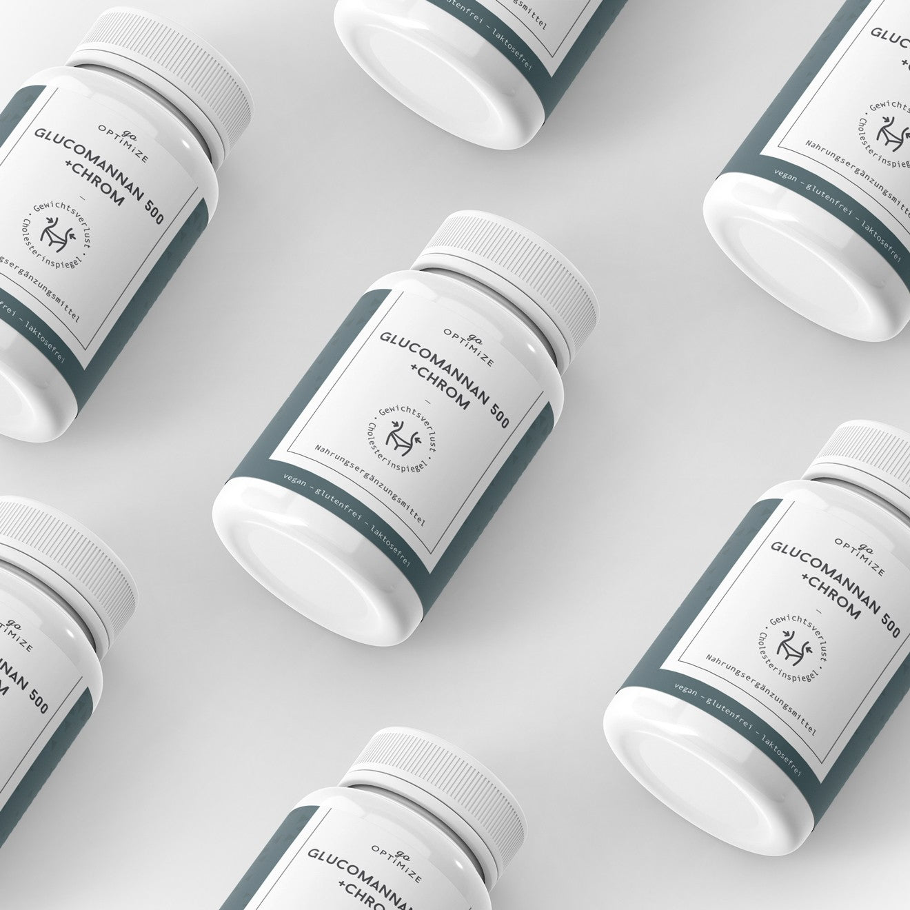 go-Optimize-Glucomannan 500 + Chrom (3 x120 Kapseln)
