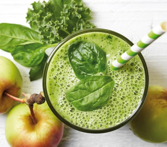 Apfel-Spinat-Drink (vegan)