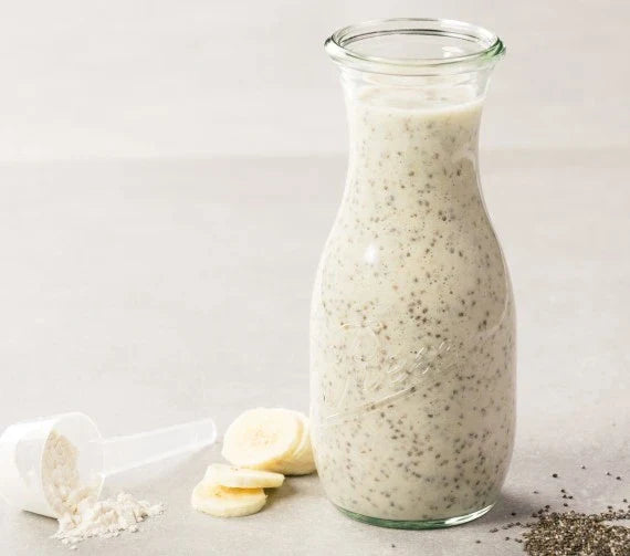 Banane-Chia-Drink (vegan)