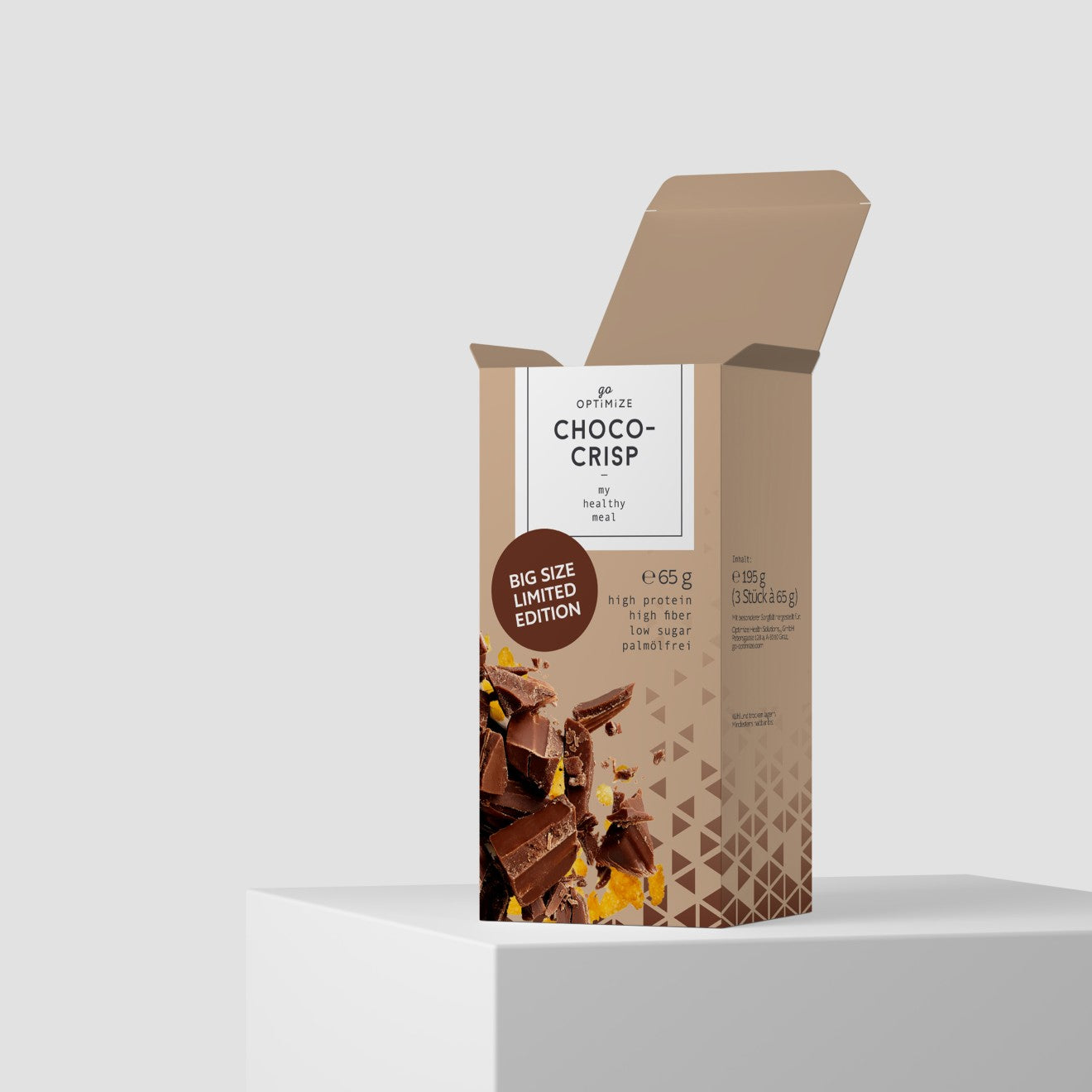 go-Optimize-Riegel "Choco-Crisp" Limited Edition