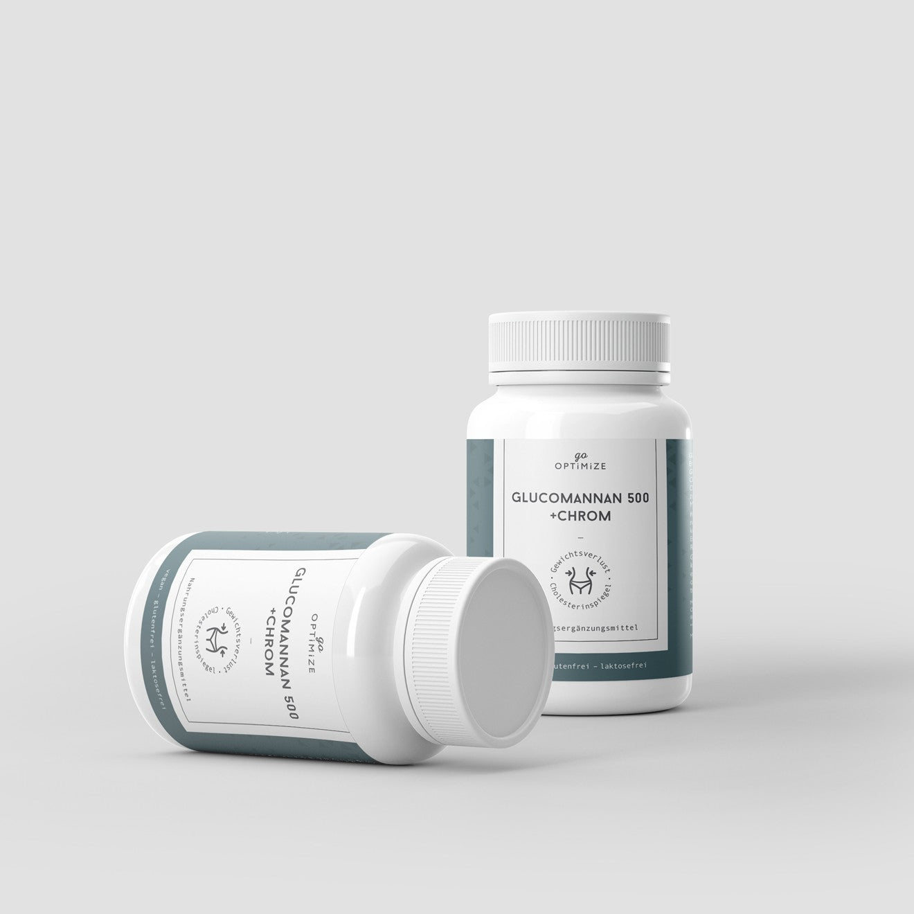 go-Optimize-Glucomannan 500 + Chrom (120 Kapseln)