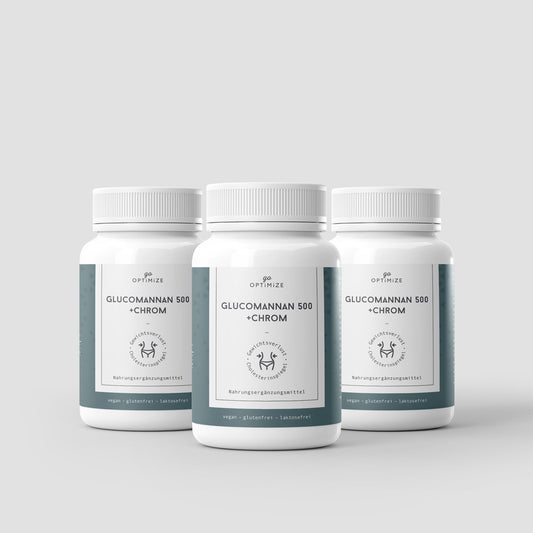 go-Optimize-Glucomannan 500 + Chrom (3 x120 Kapseln)