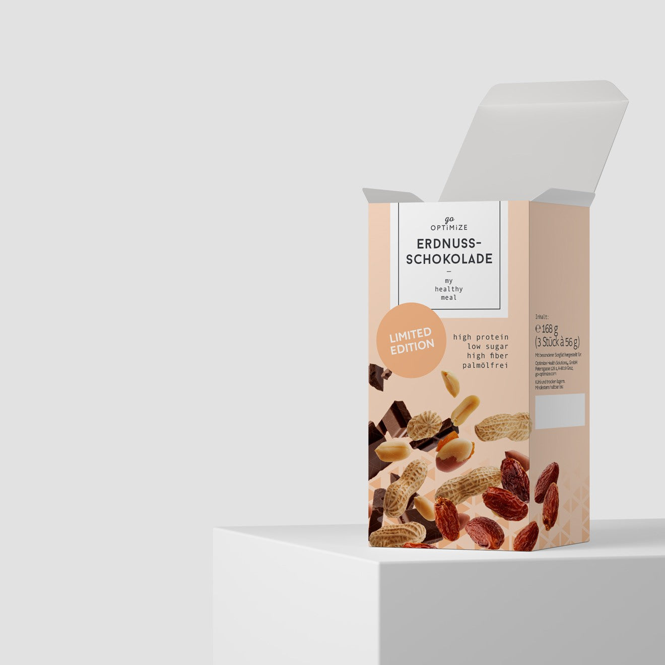 go-Optimize-Riegel "Erdnuss & Schokolade" Limited Edition