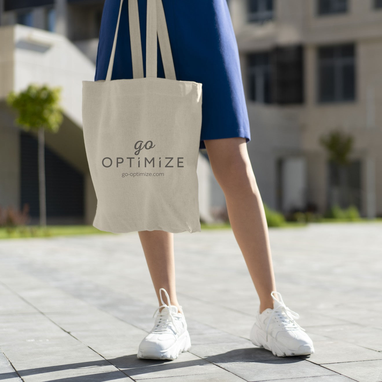 go Optimize Stoff-Tragtasche