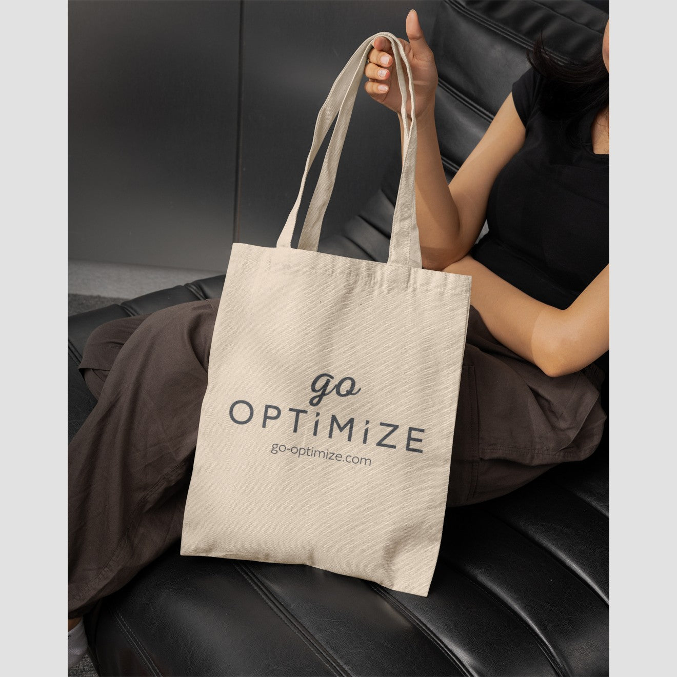 go Optimize Stoff-Tragtasche